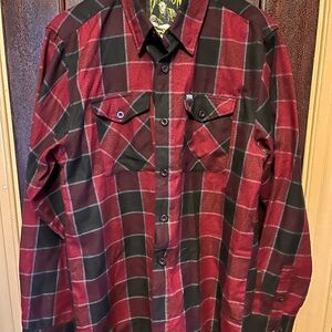 DIXXON ORLOCK Red and Black Checkered Shirt